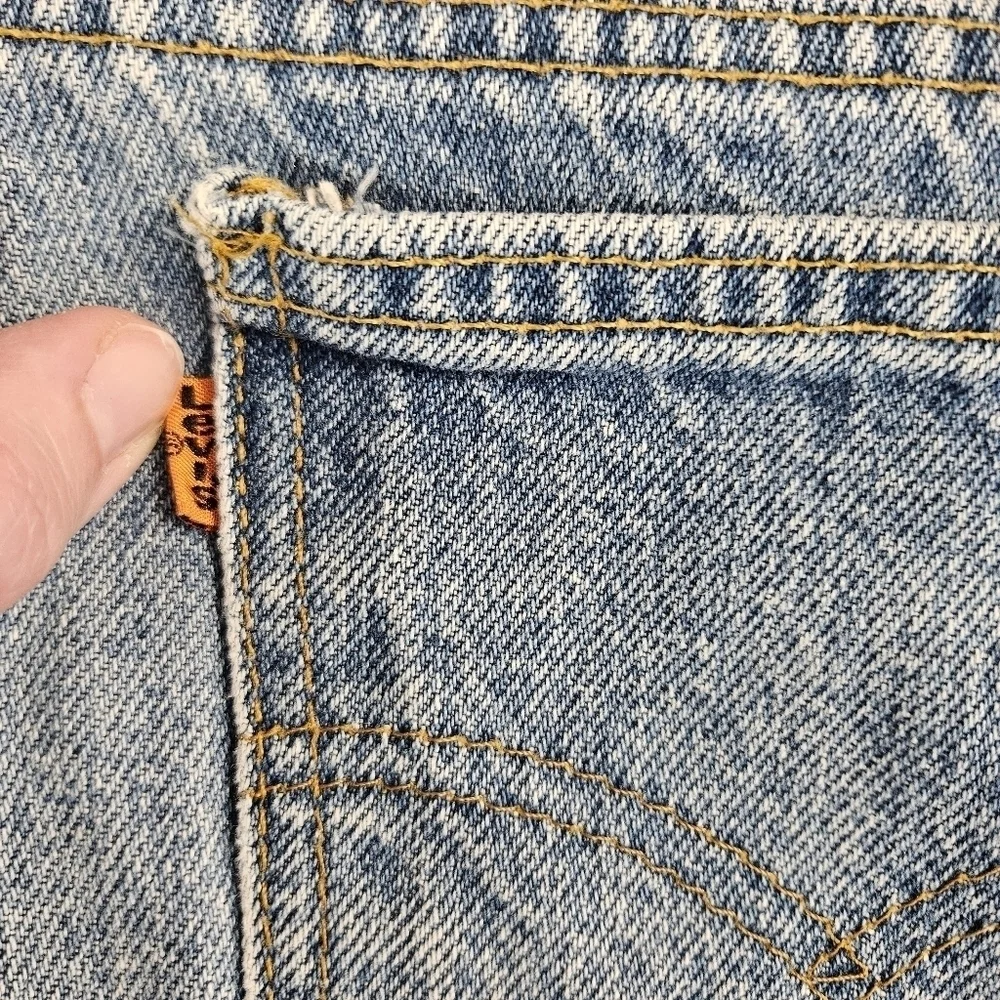 Levi's 80s Vintage 505 Orange Tab Jeans